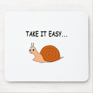 Tapis De Souris Apportez-le facilement mignon escargot de dessin