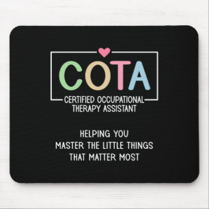 Tapis De Souris Appréciation de Cota ergothérapie certifiée I