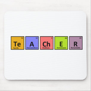 Tapis De Souris Appréciation de professeur de Tableau périodique