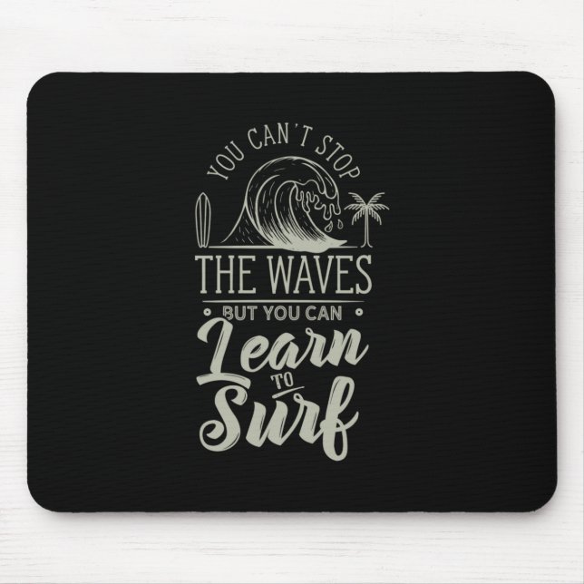 Tapis De Souris Apprendre Au Surf (Devant)