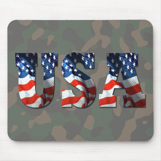 Tapis De Souris Appui Camo-Militaire à trois dimensions des (Devant)