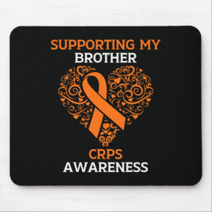 Tapis De Souris Appuyer mon frère RSD Mois de sensibilisation aux