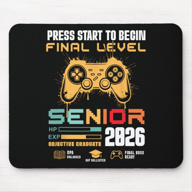 Tapis De Souris Appuyez sur Start pour commencer le niveau final S (Devant)