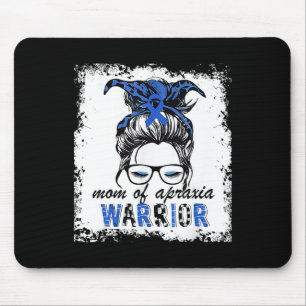 Tapis De Souris Apraxia Sensibilisation Guerrier Mères Fête des Mè