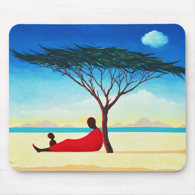 Tapis De Souris Après-midi 1994 de Turkana (Devant)
