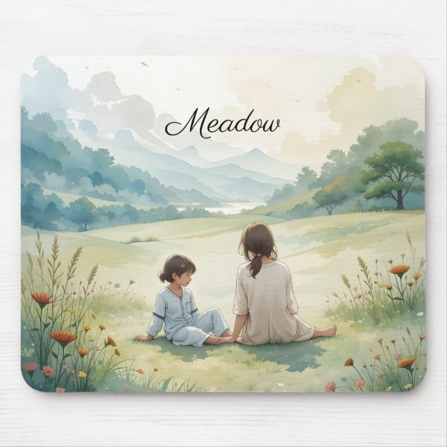 Tapis De Souris Après-midi paisible Mousepad (Devant)