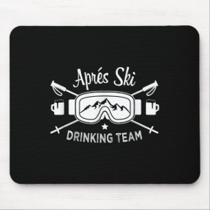 Tapis De Souris Apres Ski Dri Team Snow Goggles Skier Dire