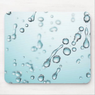 Tapis de souris Aqua aux gouttelettes d'eau suspen