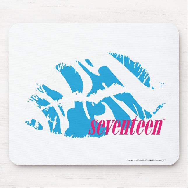 Tapis De Souris Aqua de zèbre (Devant)