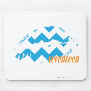 Tapis De Souris Aqua de zigzag