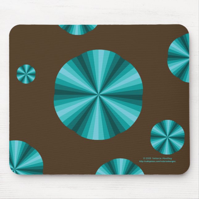 Tapis de souris Aqua Illusion optique (Devant)