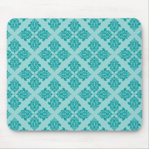 Tapis De Souris Aqua marocaine Damask