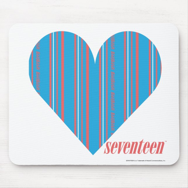 Tapis De Souris Aqua mince 3 de rayures (Devant)