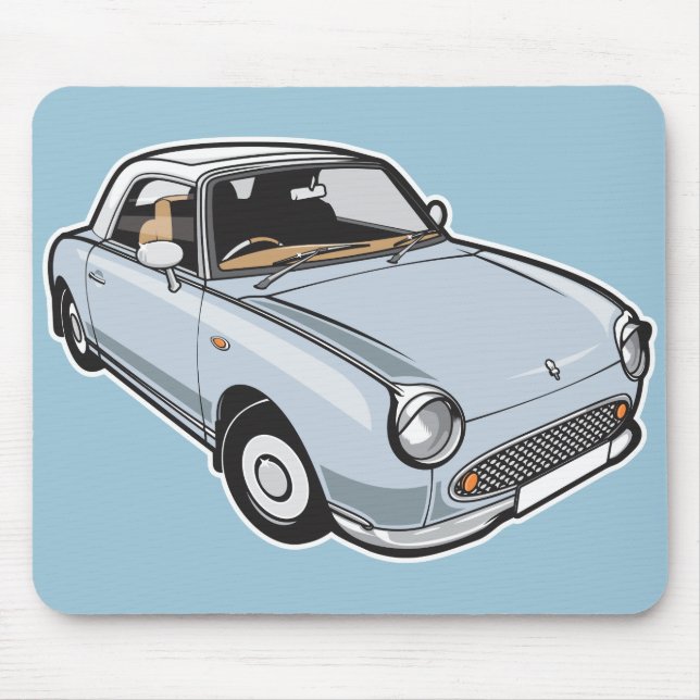 Tapis De Souris Aqua pâle de Nissan Figaro (Devant)