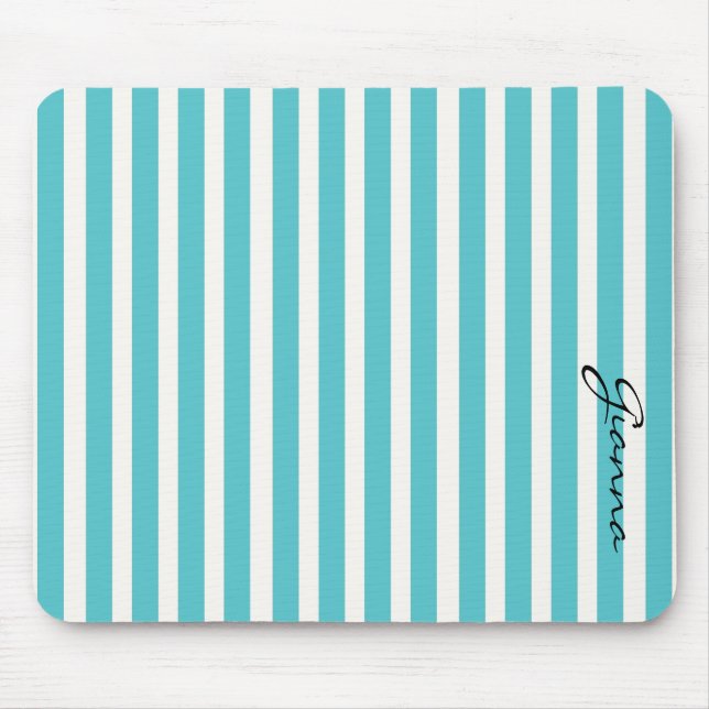Tapis De Souris Aqua Stripes (Devant)