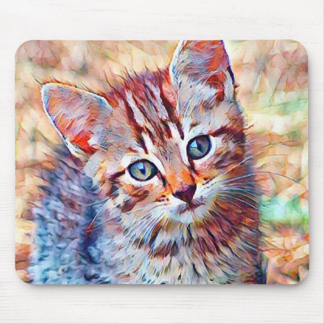 Tapis De Souris aquarell kitten (Devant)