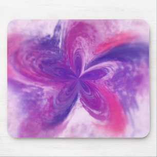Tapis De Souris Aquarelle à fleurs d'Imaginaire Abstrait peint