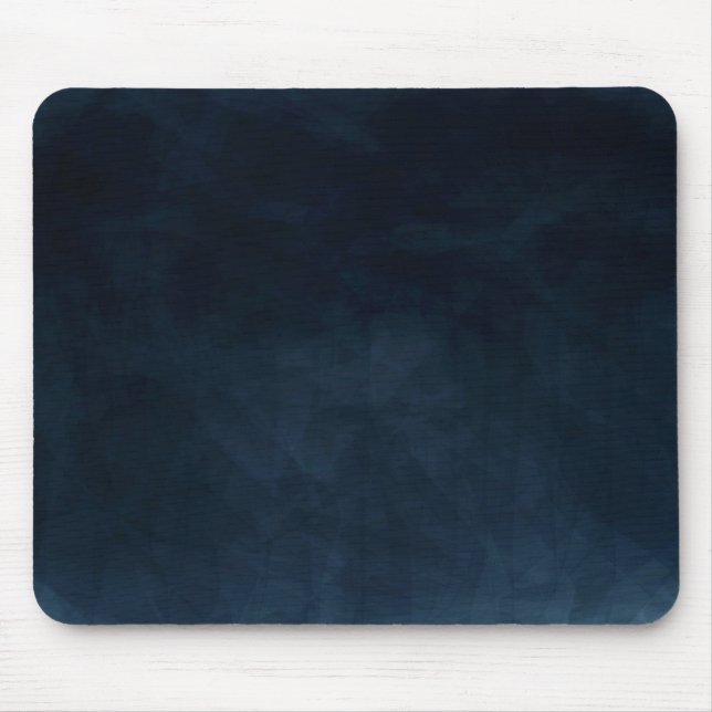 Tapis De Souris aquarelle bleu-foncé (Devant)