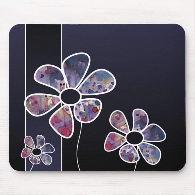 Tapis De Souris aquarelle d'arrière - plan (Devant)