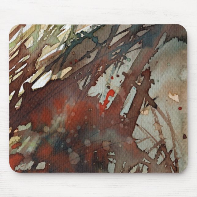 Tapis De Souris aquarelle d'arrière - plan (Devant)