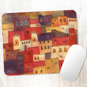 Tapis De Souris Aquarelle Maroc