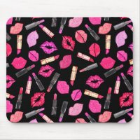 Aquarelle Motif maquillage de bâton à lèvres Artis