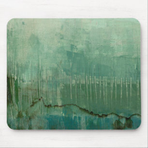 Tapis De Souris Aquarelle verte contemporaine