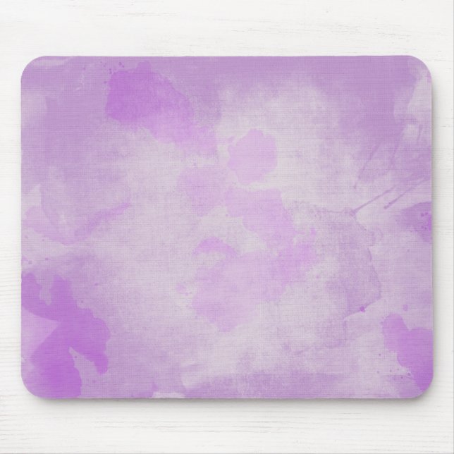 Tapis De Souris Aquarelle violet (Devant)