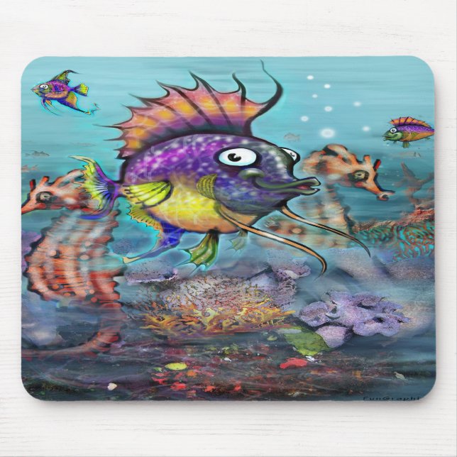 Tapis De Souris Aquarium (Devant)