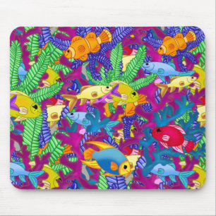 Tapis De Souris Aquarium de poisson Sea Ocean Life Tropical