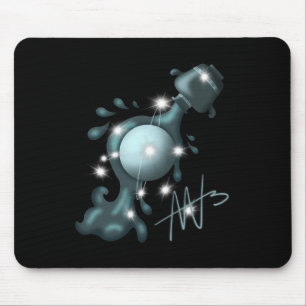 Tapis De Souris Aquarius Uranus Zodiac cosmique