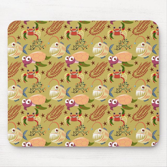 Tapis De Souris Aquatic animals | ocean underwater life (Devant)
