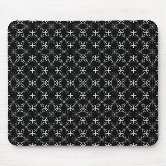 Tapis De Souris Arabesque sur gris (Devant)