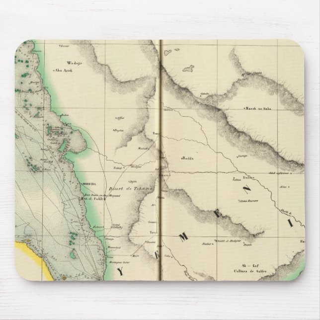 Tapis De Souris Arabie saoudite, Asie 100 (Devant)