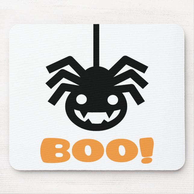 Tapis De Souris Araignée d'Halloween (Devant)