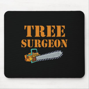 Tapis De Souris Arboriculteur Bûcheron Grimpeur d'arbres Chirurgie