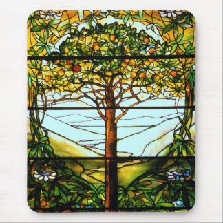 Tapis De Souris Arbre à fruits Pittoresque et collines Mousepad ve