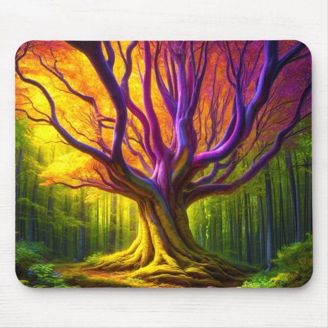 Tapis De Souris Arbre artistique (Devant)