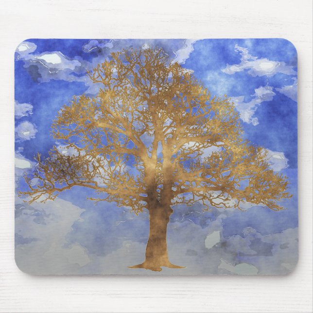 TAPIS DE SOURIS ARBRE AVEC LE CIEL (Devant)