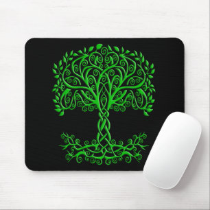 Tapis De Souris Arbre Celtique Vert De Vie