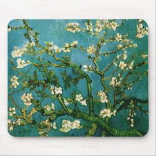 Tapis De Souris Arbre d'amande fleurissant Van Gogh Art