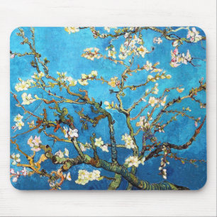 Tapis De Souris Arbre d'amande fleurissant Van Gogh Art