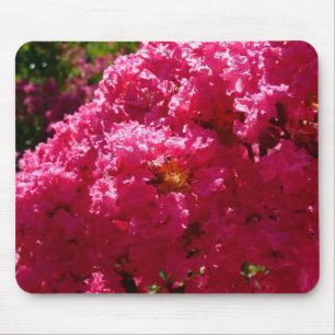 Tapis De Souris Arbre de Crape Myrtle Floral Magenta
