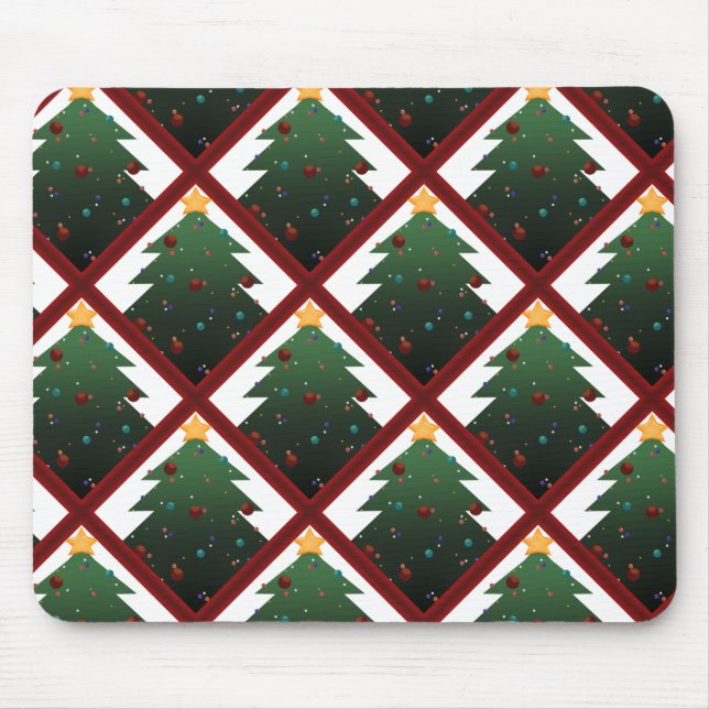 Tapis De Souris Arbre de Noël (Devant)