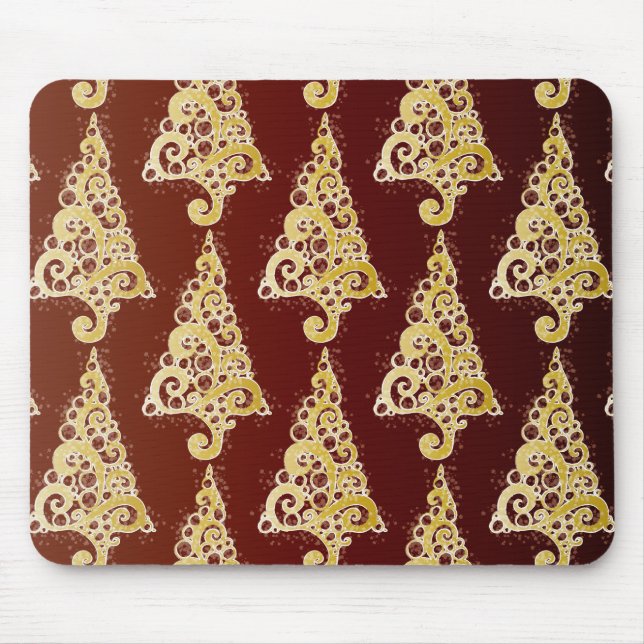 Tapis De Souris Arbre de Noël (Devant)