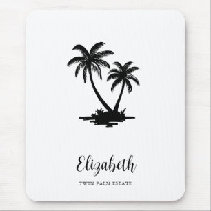 Tapis De Souris Arbre de palmier tropical personnalisé pour le lit