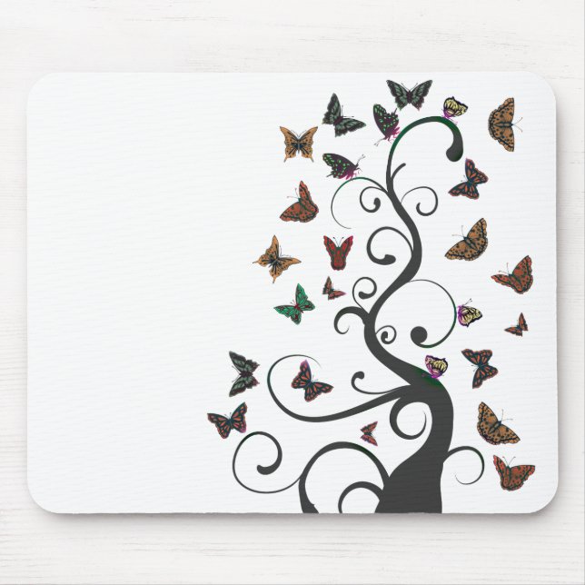 Tapis De Souris Arbre de papillon (Devant)