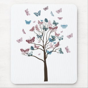 Tapis De Souris Arbre de papillons