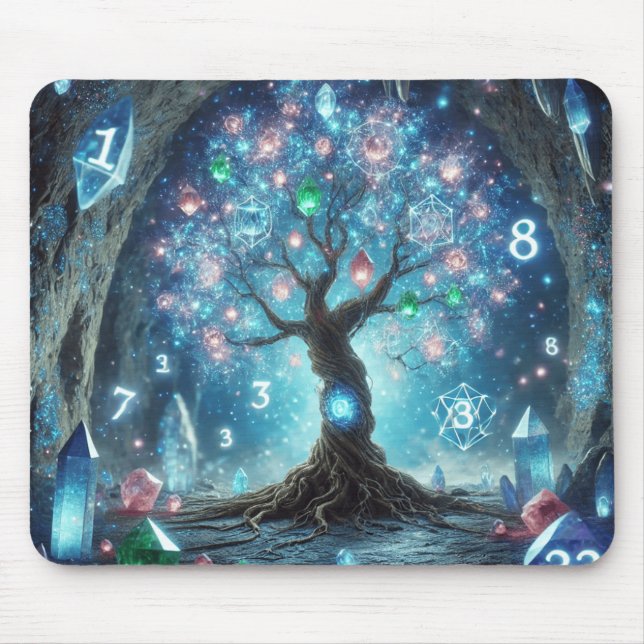 Tapis De Souris Arbre de pierre grise (Devant)