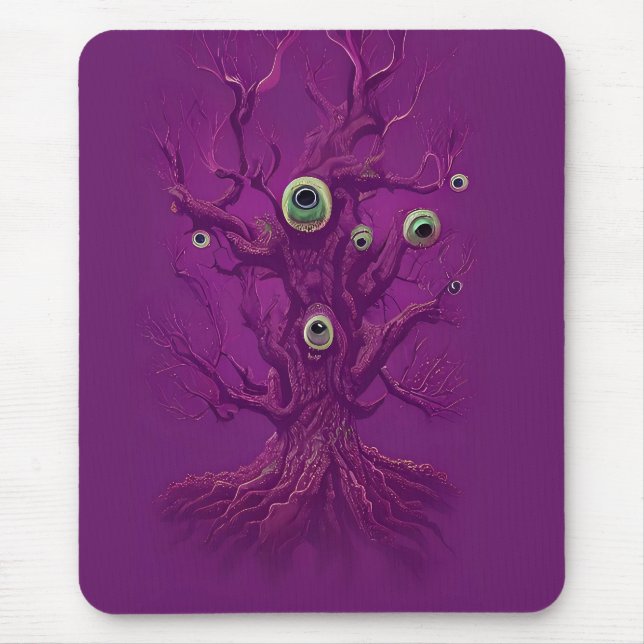 Tapis De Souris Arbre de rêve hanté (Devant)